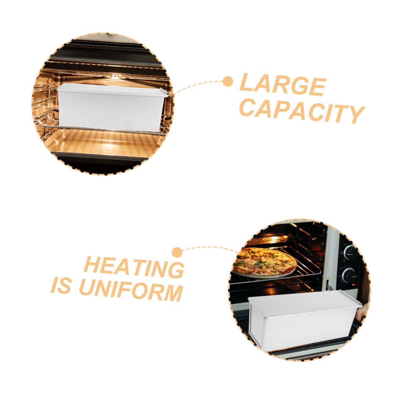 Molde para Pan Lactal con Tapa Deslizante 900g Antiadherente de Acero para Hornear Pan Casero y Tostadas en Horno Utensilio para Cocina Familiar Molde para Hornear