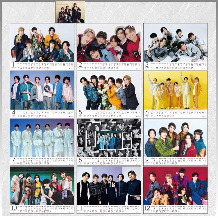 SixTONES カレンダー LIVE DVD Amazon | SixTONESカレンダー 2026年 卓上カレンダー 髙地 優吾