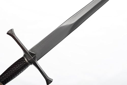 Miniatura 6 de Espada medieval, lista para la batalla, espiga completa, afilada, vaina (espada sagrada)