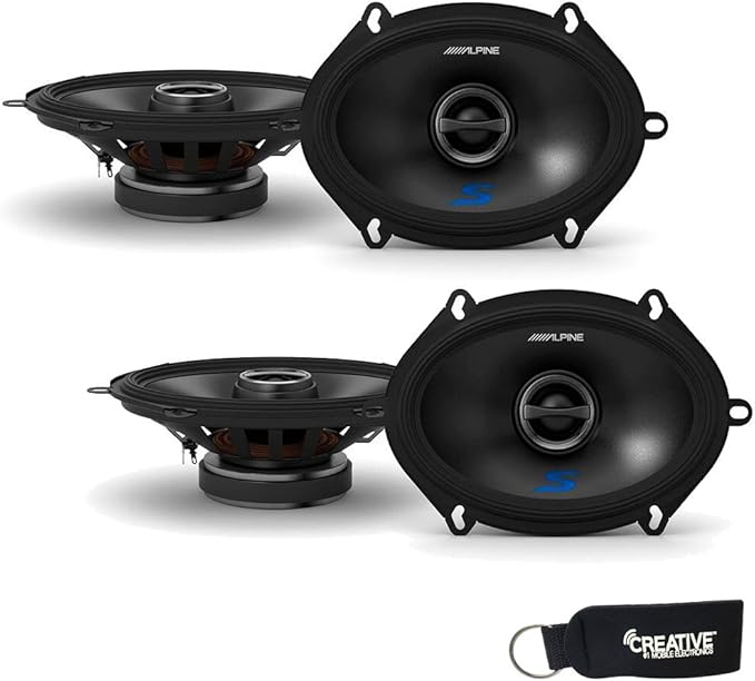 Alpine SS57 5x7 (6x8) Speaker Bundle Two Pairs of 5x7
