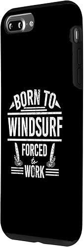 Vista 20 de iPhone 14 Born To Windsurf Forced To Work Surfing Case