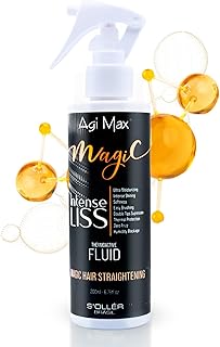 S'OLLÉR Magic Anti-Frizz Heat Protectant Spray - Advanced Frizz Control Finishing Spray - Moisturizing with Keratin and Vegetable Oils - Thermal Protector - 6.8 Fl Oz