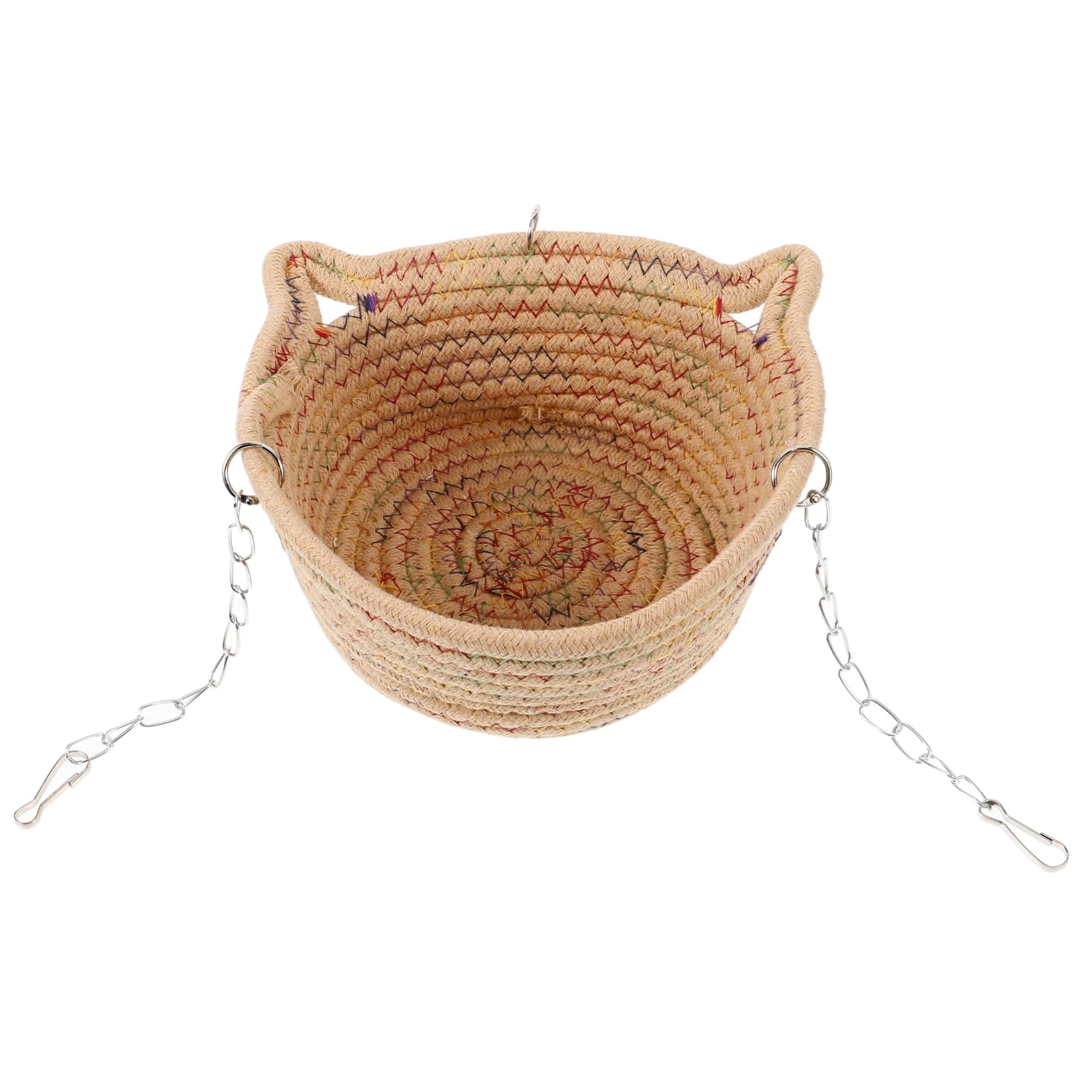 SUPVOX 4piezas Hamaca Colgante para Hámster y Roedores Cama Aislante y Juguete para Conejos para Jaulas y Escondites Color