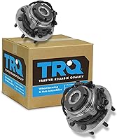 Vista 108 de TRQ Par de conjunto de cubo de cojinete de rueda delantera izquierda derecha, 2 piezas compatible con Lexus GX460 2003-2009 GX470 2003-2023 Toyota