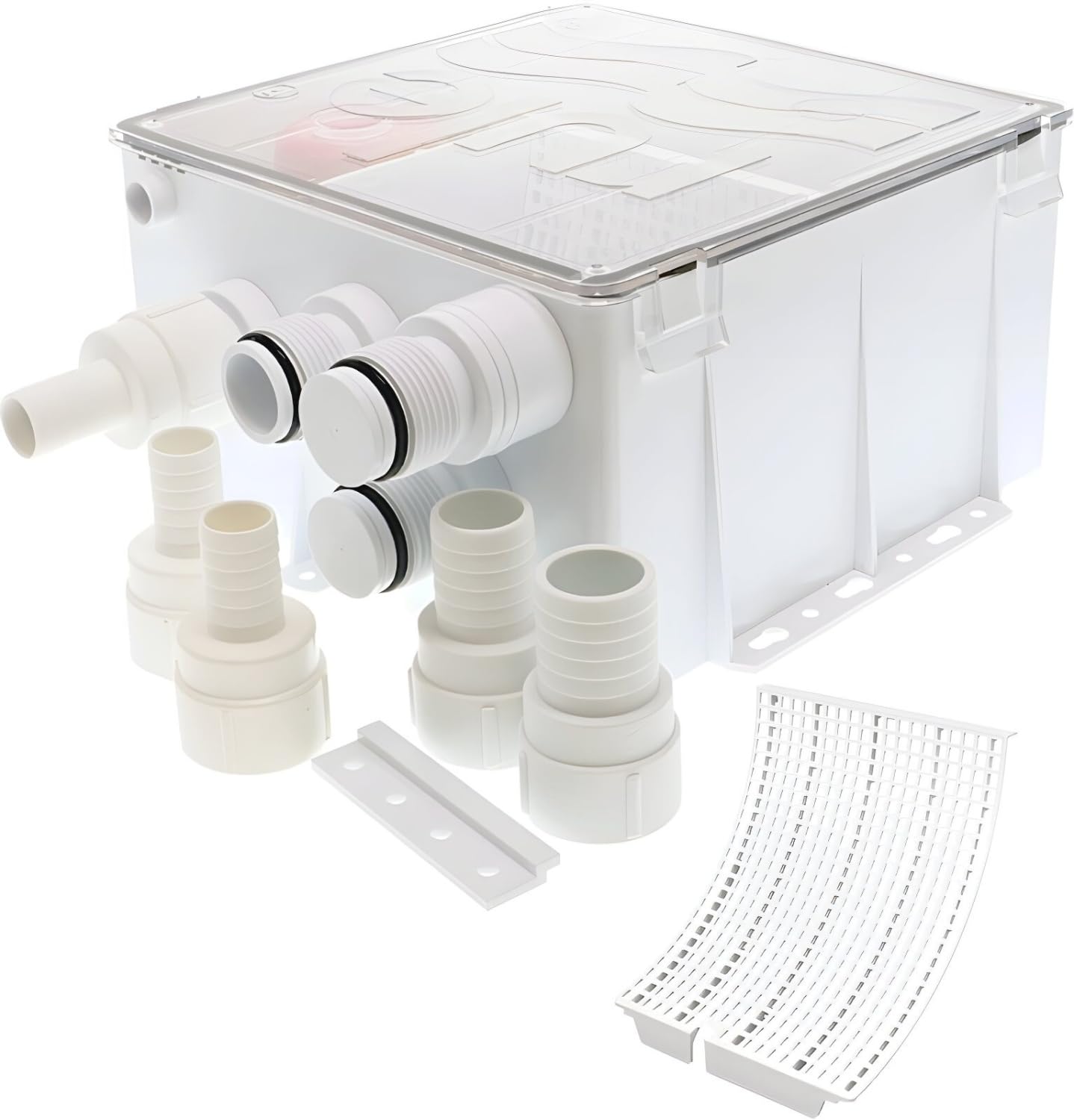Rule® Duschabfluss-Set 12V / 24V – Automatische Grauwasserpumpe für Boote & Camper Grauwassersystem Sammelbehälter Abwasser Schmutzwasserpumpe Abwassertank Wohnmobil