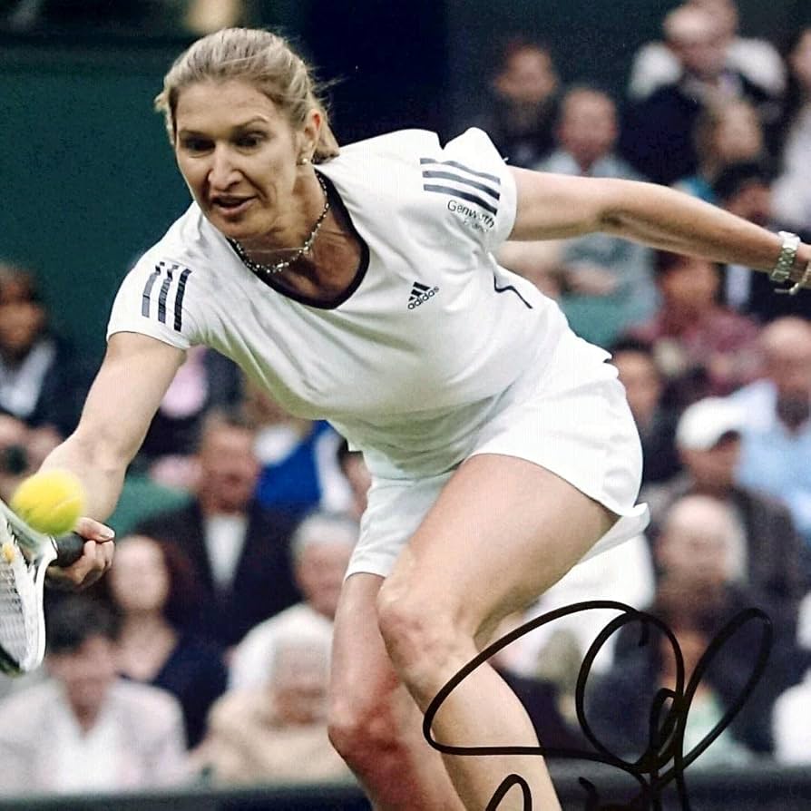 女王　テニス　シュテフィ・グラフ 　　証明書付き　直筆サイン入りフォト 女王 テニス シュテフィ・グラフ 証明書付き 直筆サイン入り