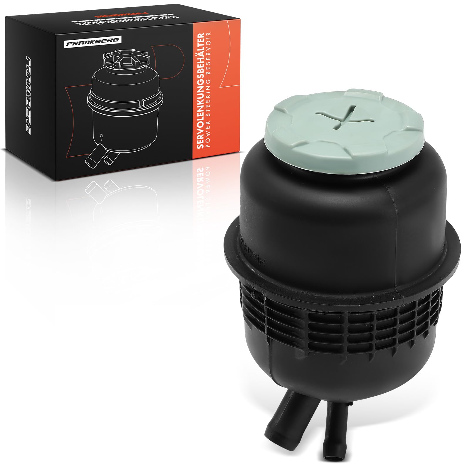 Frankberg Serbatoio di compensazione Serbatoio olio lato anteriore Compatibile con A4 8K2 A4 Allroad 8KH A4 Avant A5 8T3 A5 Cabriolet 8F7 A8 4H2 4H8 4HC 4HL Q5 8RB Replace# 4F0422371D