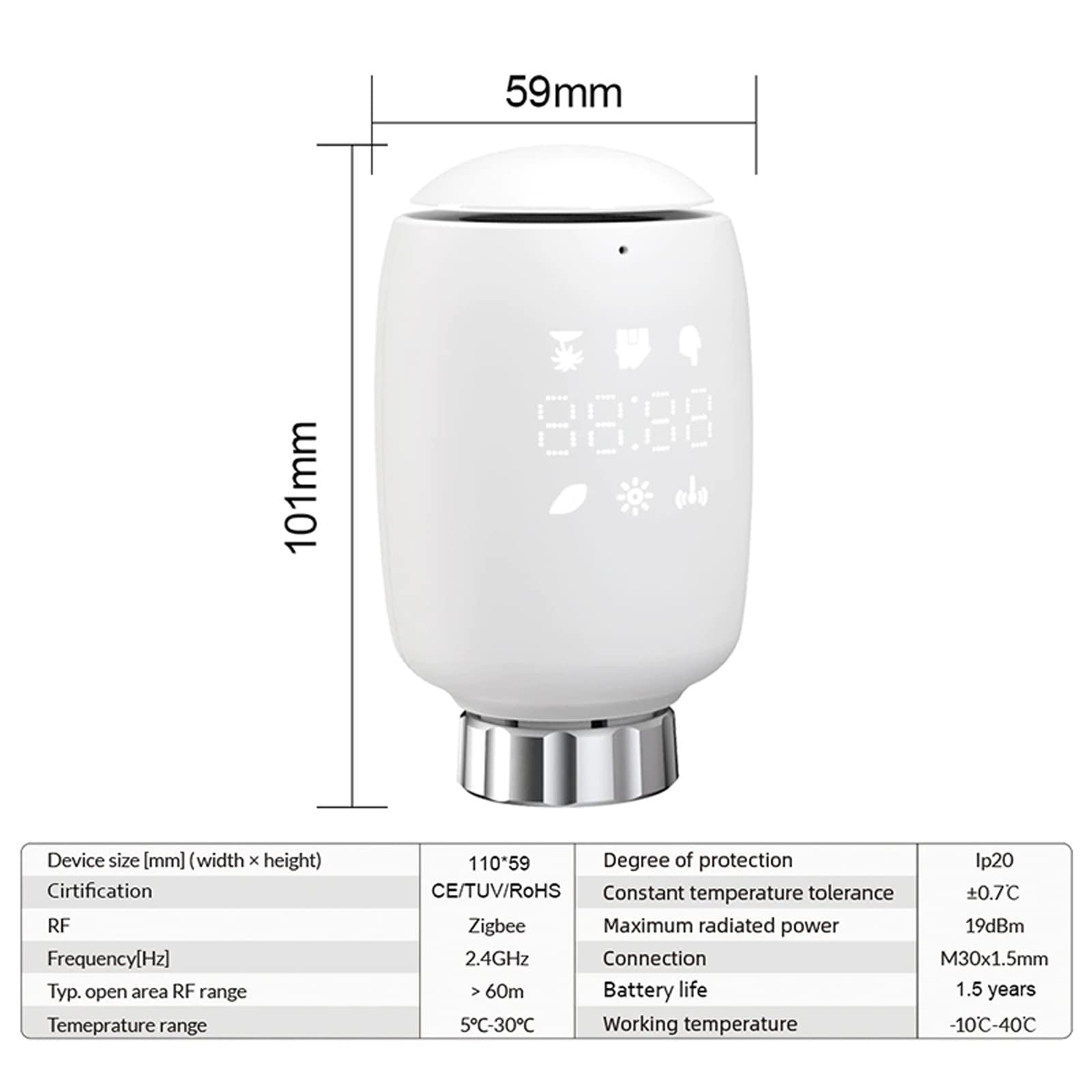 Smartes Heizkörperthermostat – Smart Home Starter Set Heizen - Digitale Heizungssteuerung per App - einfache Installation, Energie sparen, Thermostat