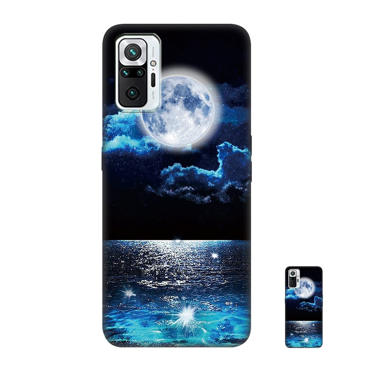 Cresee Compatibile Con Xiaomi Redmi Note 10 Pro, Custodia Trasparente