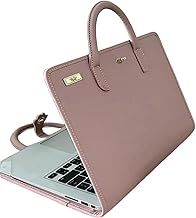 PU Laptop Sleeve Pink with Handle Protective Case Laptop Bag