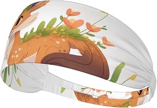Unisex Workout Headbands Non Slip Sport Sweatbands Yoga Hairbands for Travel Fitness Athletic Moisture Wicking - Mexican Otomi Animals