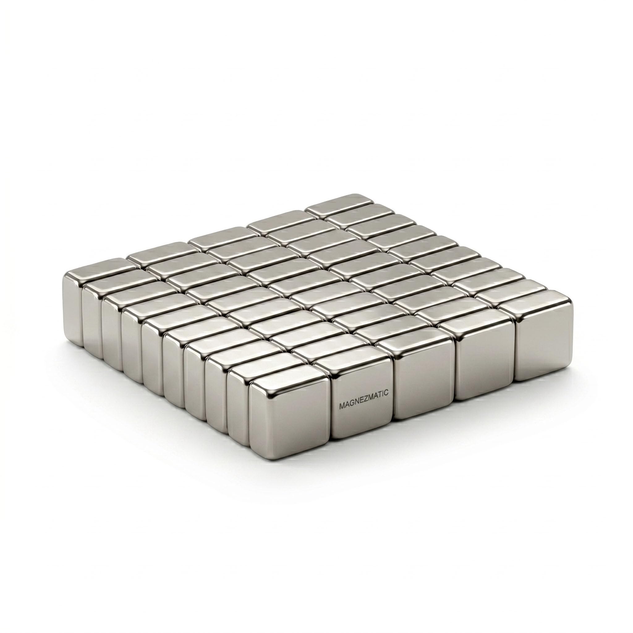 N52 Neodymium Square Block Magnets 1/4x1/4x1/8 inch (6x6x3mm