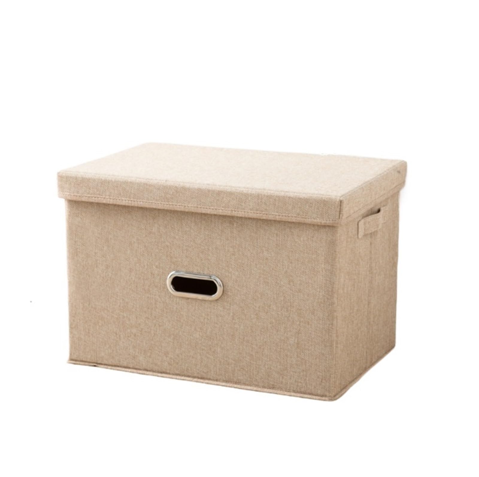 Cajas para mudanzas y organizador de ropa beige lavable de 58x40x35cm