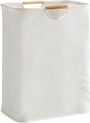 TREETDOBV Cesta de lavandería grande, cesta plegable con asas largas, impermeable, independiente, para dormitorio, baño doméstico, dormitorio,