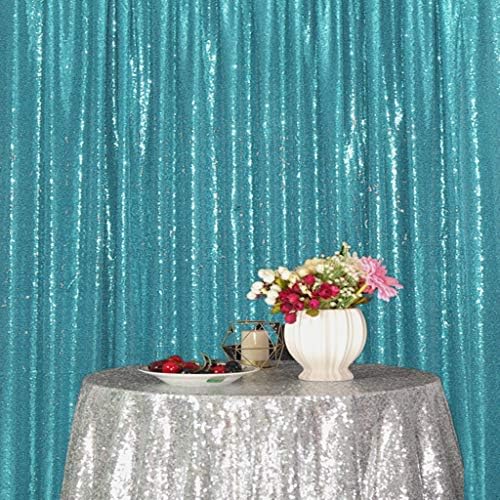 Eternal Beauty 122x213cm Iridescent Shinny Sequin Photography Backdrop Party Prom Wedding Youtobe Banquet Photo Backdrop (4x7 feet,Iridescent)
