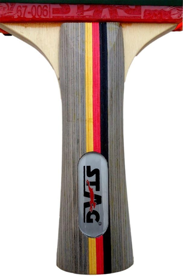 STAG ITTF Authorised Rubber Wooden Power Drive Table Tennis Racket (Multicolour)