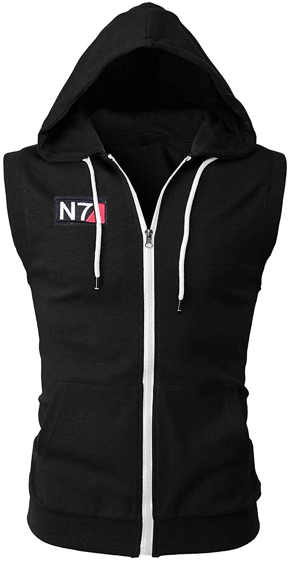 Mass Effect N7 polarowa bluza z kapturem - XXL, Czarny ? Bluza z kapturem N7 Polar