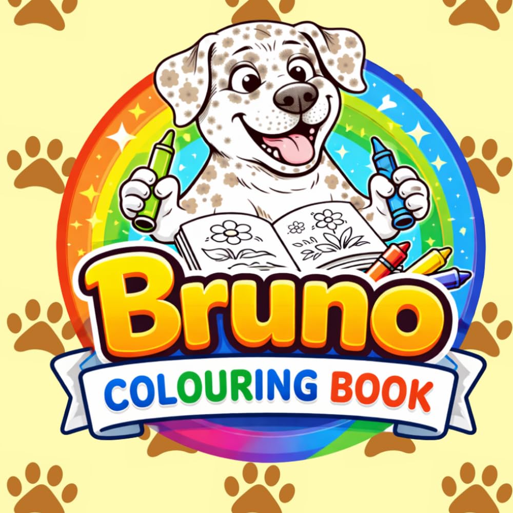 Bruno the Brunosaurus - Colouring Book