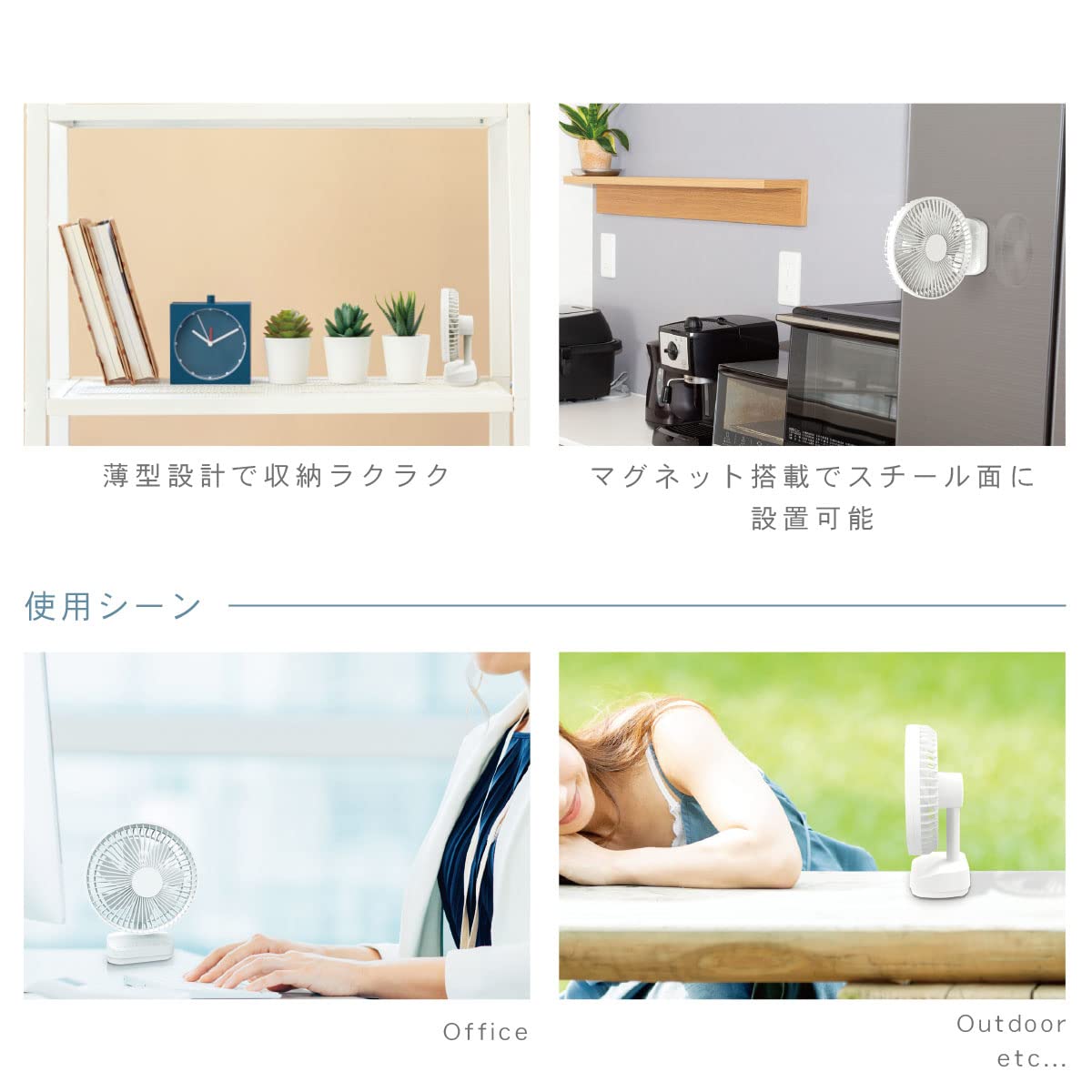 Amazon.co.jp: トップランド 卓上扇風機 デスクファン DCモーター 小型