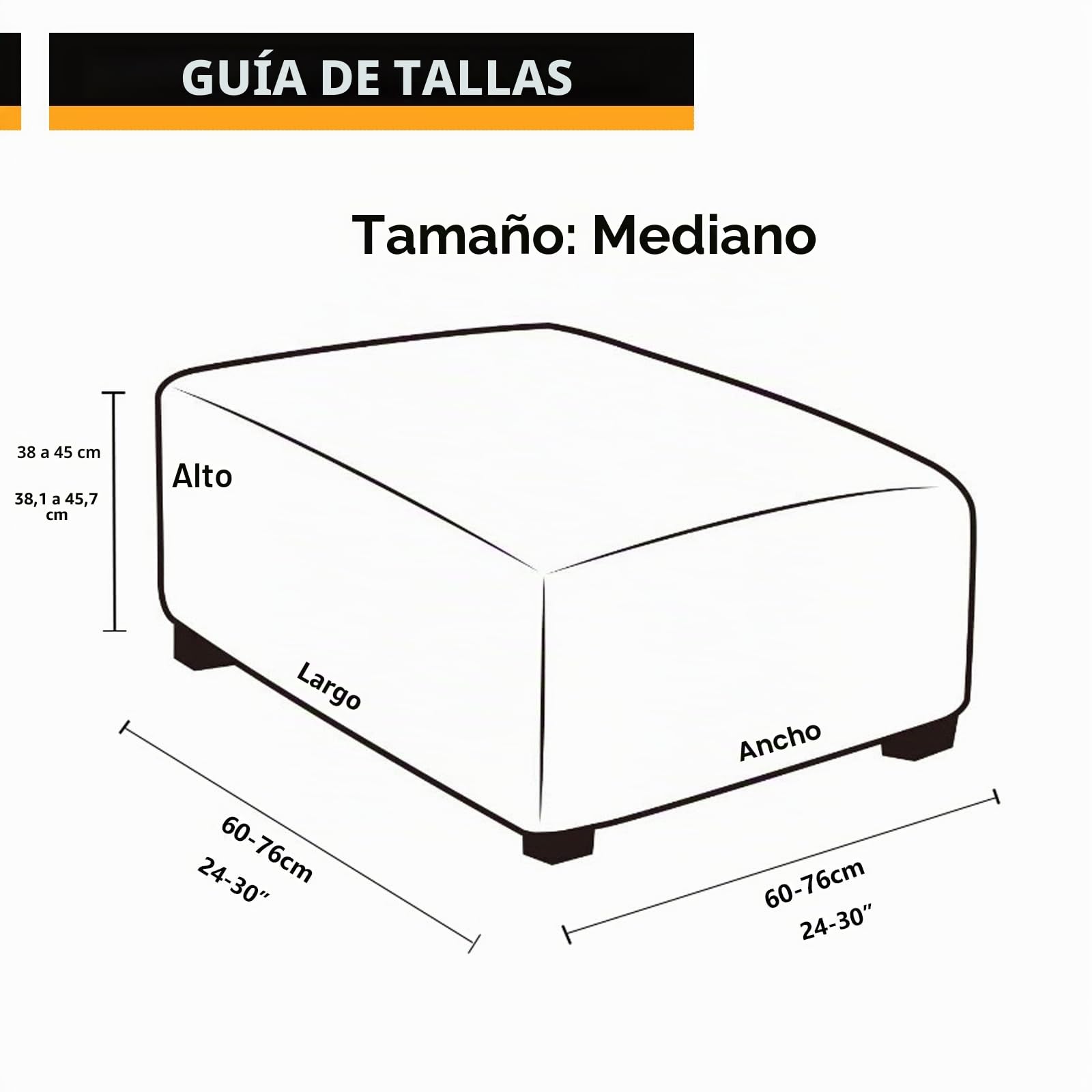 Cuadradas Funda Otomana Protector de Puff Funda Protectora Rectángulo Fundas de Reposapiés Sofá para Taburete Otomanas Muebles de Reposapiés con Parte Inferior Elástica (Gris)