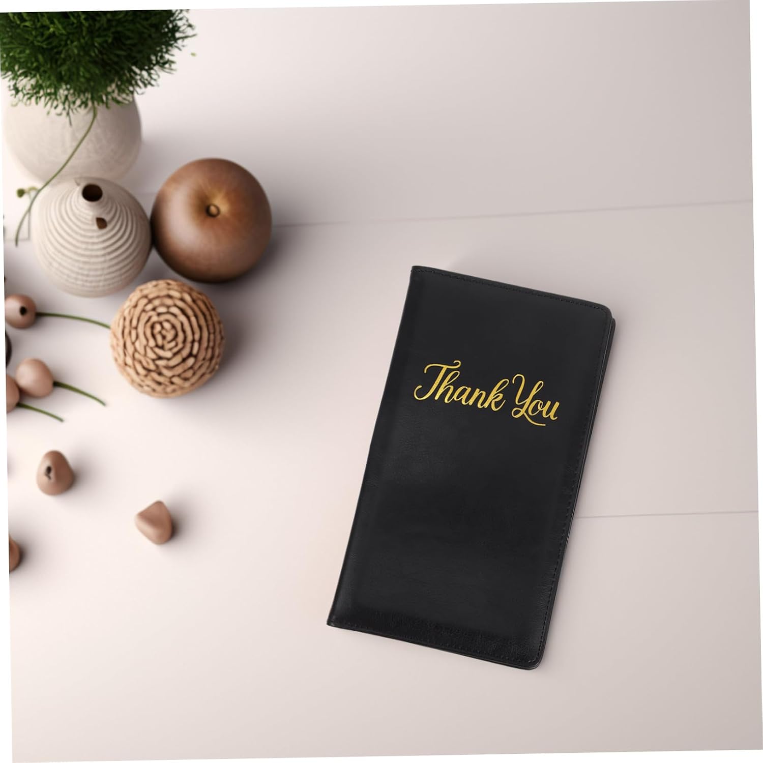 PU Restaurant Guest Check Card Holder Elegant Bill Organizer for Cafes Bars and Fast Food Versatile Tip Holder Enhancing Professional Image