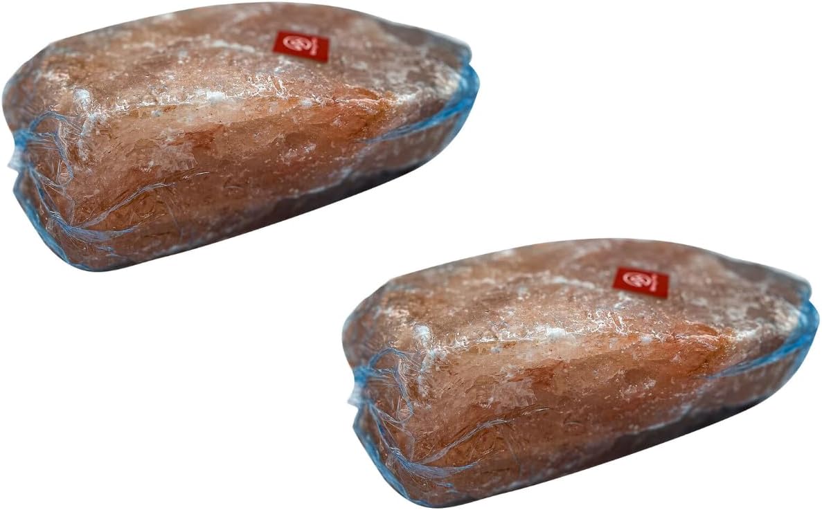 Himalayan Mineral Salt Rock for Deer (2-Pack) – Organic Pink Salt Block, 6-8lbs Each for Enhanced Deer Health