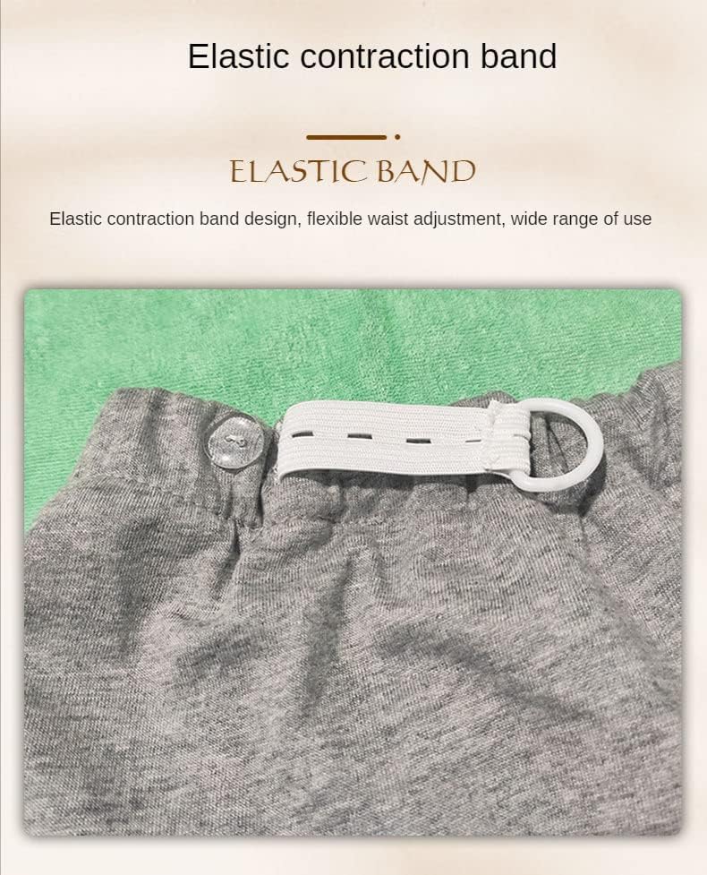 Waterproof Diaper Pants for The Elderly, Leak-Proof Long Pants, Washable Cotton, Adult Urine Pads,Paralyzed, Bedridden Men Women (Blue,Large) - Image 8