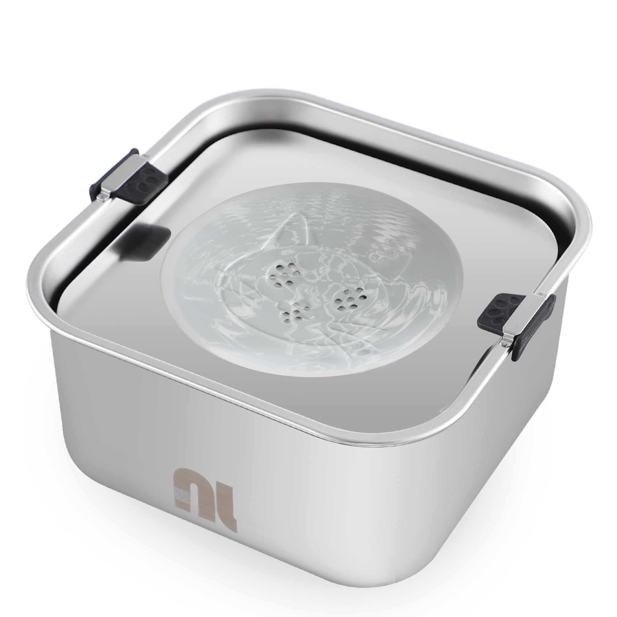 3L/0.8 Gallon Gallon Dog Water Bowl No Spill, Stainless Steel No Spill Slow Water Bowl for Dogs, No Splash Dog Water Bowls...
