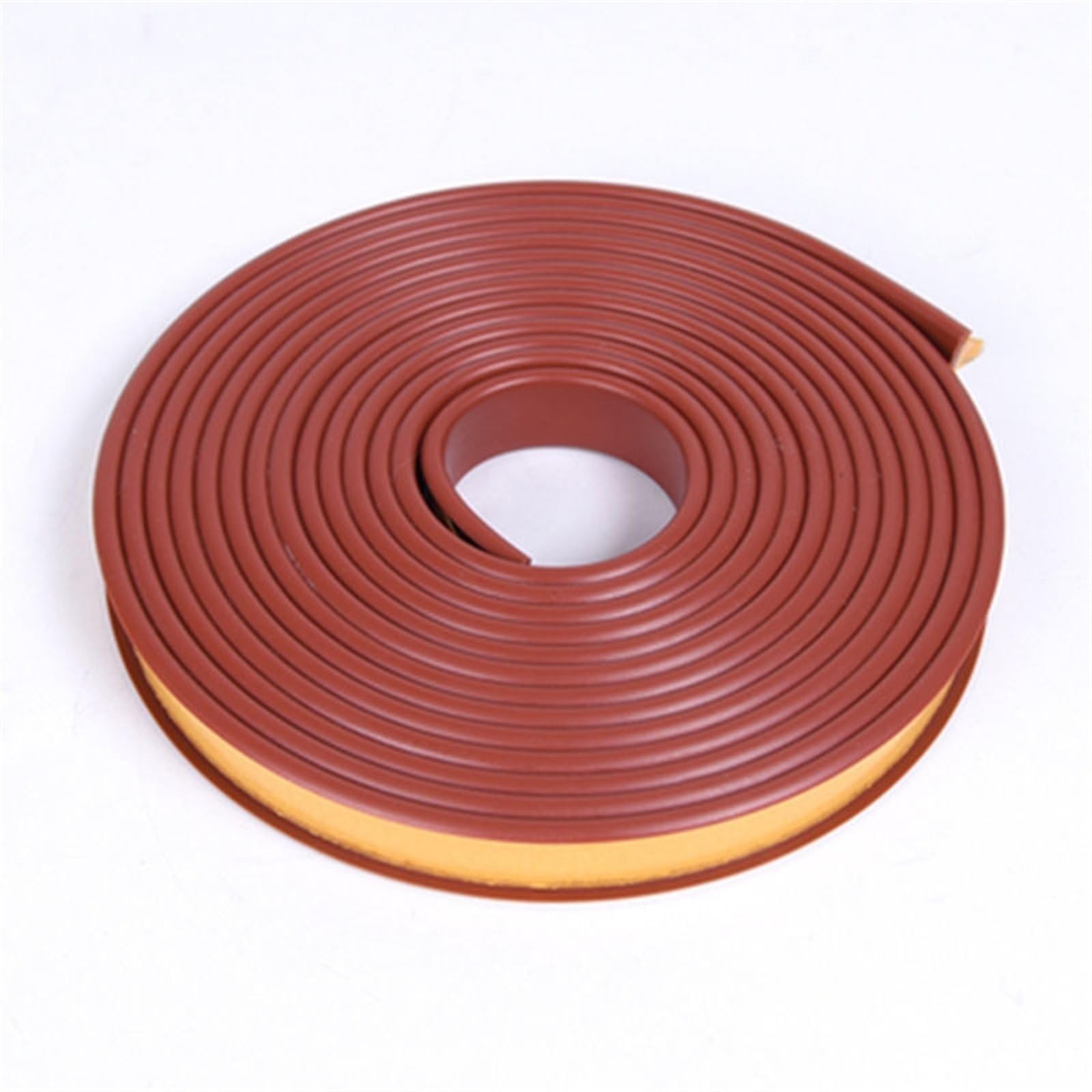 U-Shape Flexible TPE Self-Adhesive Edge Banding 5M(Brown,14mm)