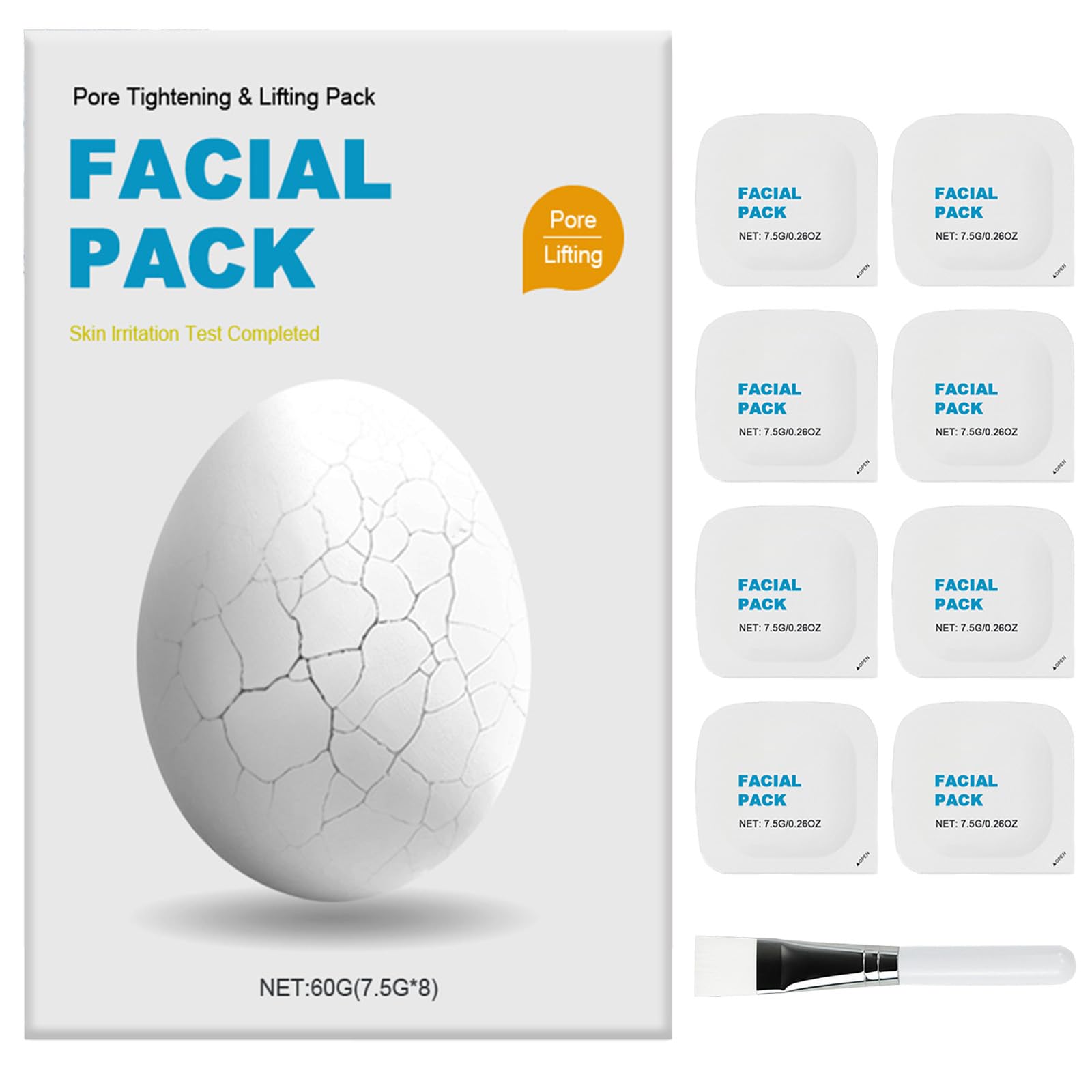 Yakitoko Clay Mask, Hydrating Face Mask Skincare, Deep Cleansing Blackhead Remover Mask, Suitable for Facial Acne, Blackheads and Wrinkles