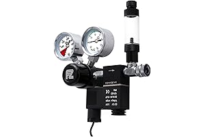 FZONE Mini CO2 Regulator Solenoid Side Open Cylinder Aquarium Plant Grow DIY Kit