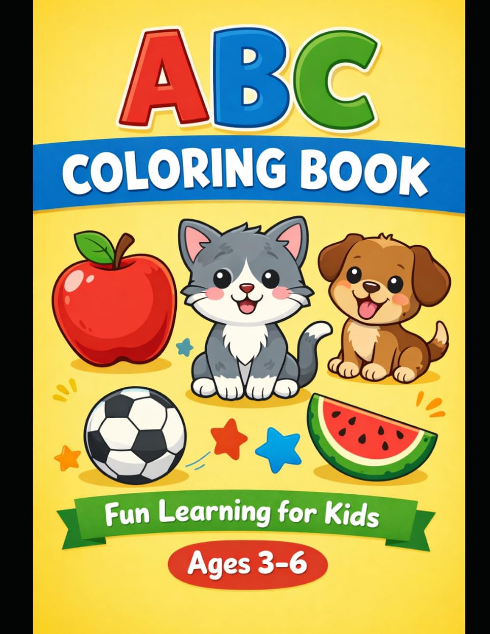 Coloring Book: Fun Learning Alphabet with Coloring