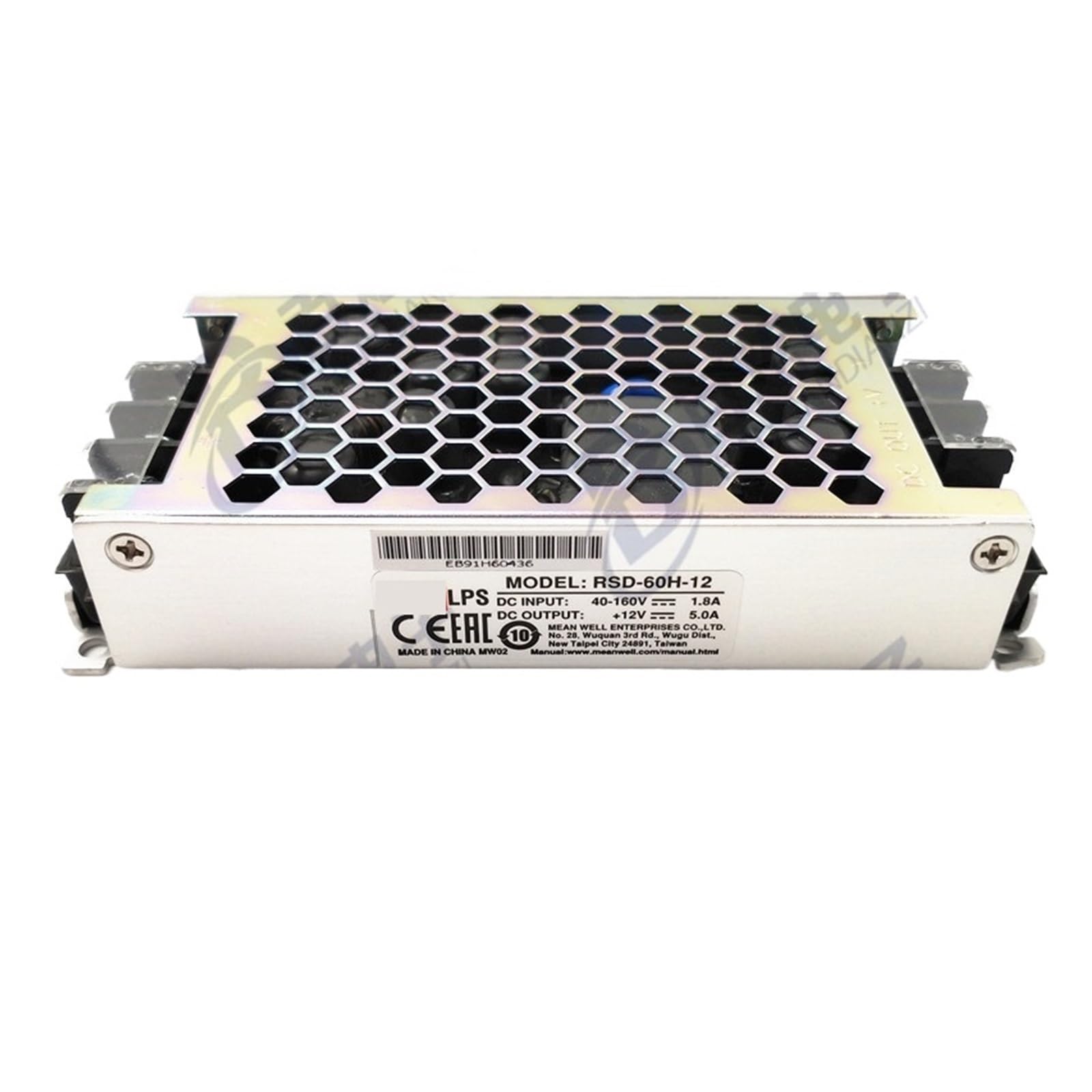 Alimentation à découpage ferroviaire 24V 2.5A RSD-60H-24 transformateur 60W