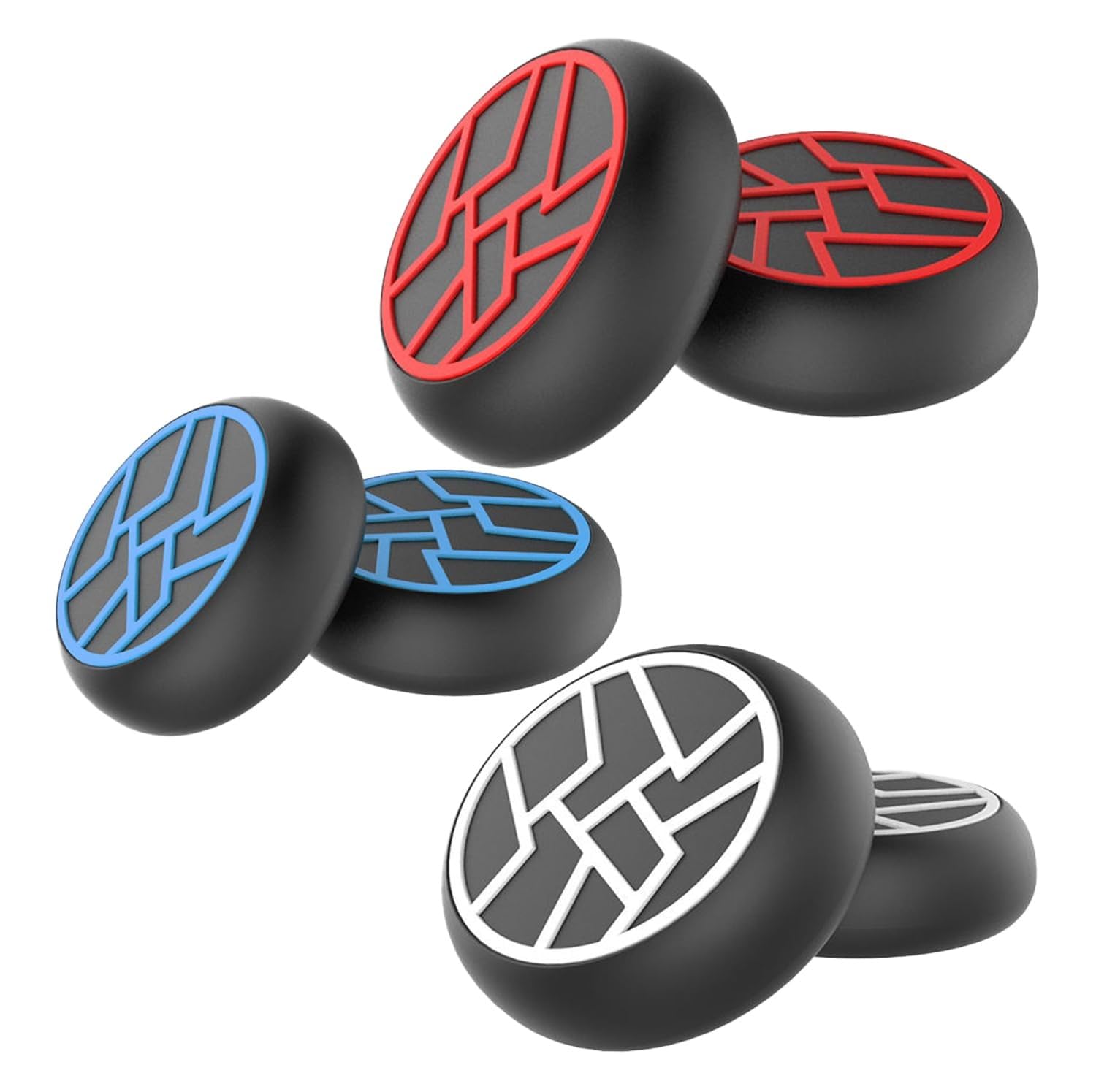 GET IN THE GAME 6 PCS PS5 Controller Thumb Grips CAPS Silicone Non-Slip Rocker Cap Joystick Button Protective Thumb Grips Compatible with PS5/PS4/XBOX Series X/Switch PRO ETC, 6 PCS Grips-picture-23