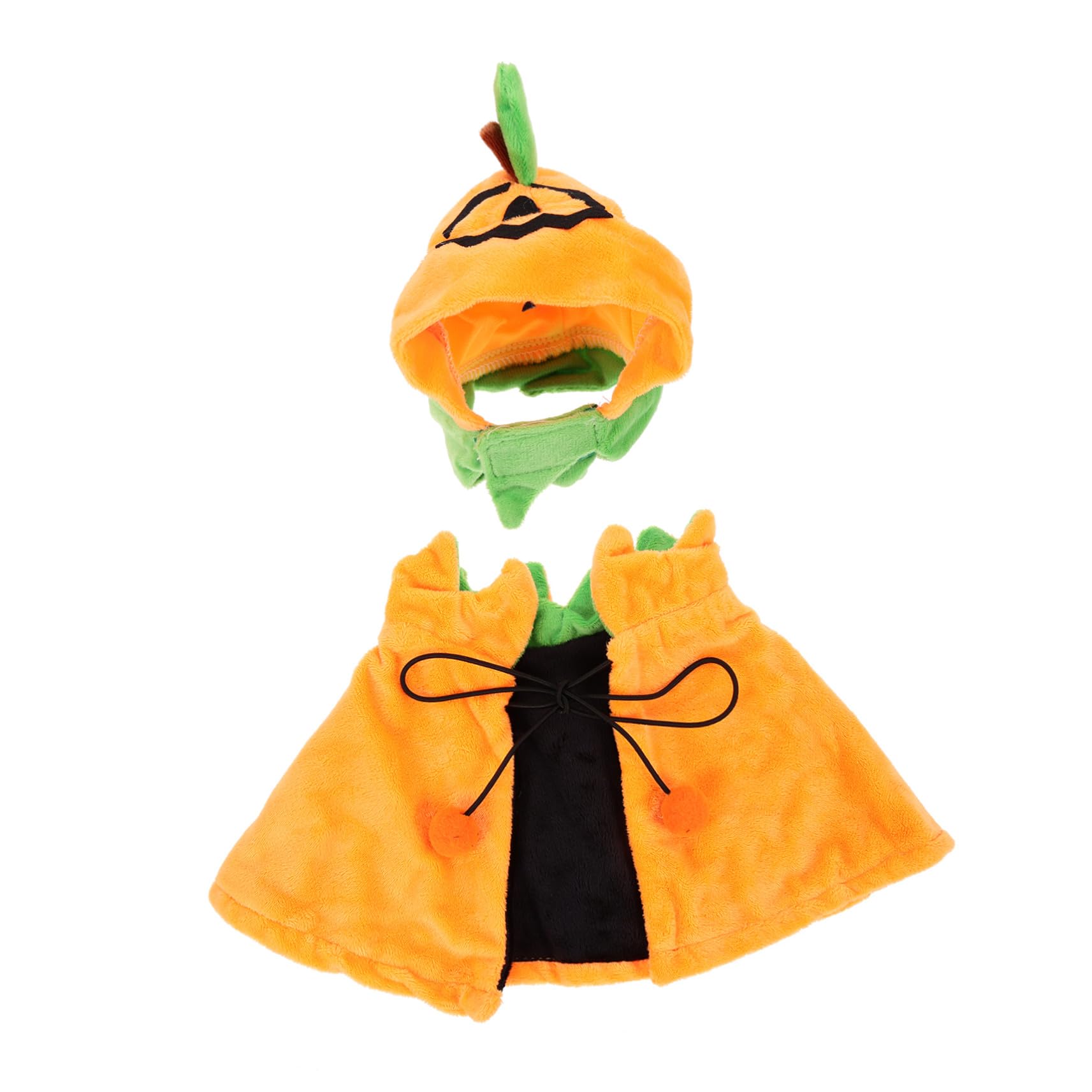 POPETPOP 4 Set Mantello Per Animali Domestici Mantello Di Peluche Per Animali Domestici Costume Da Zucca Di Halloween Per Gatti Mantello Di Zucca Per Cani Costume Di Halloween Per Cani