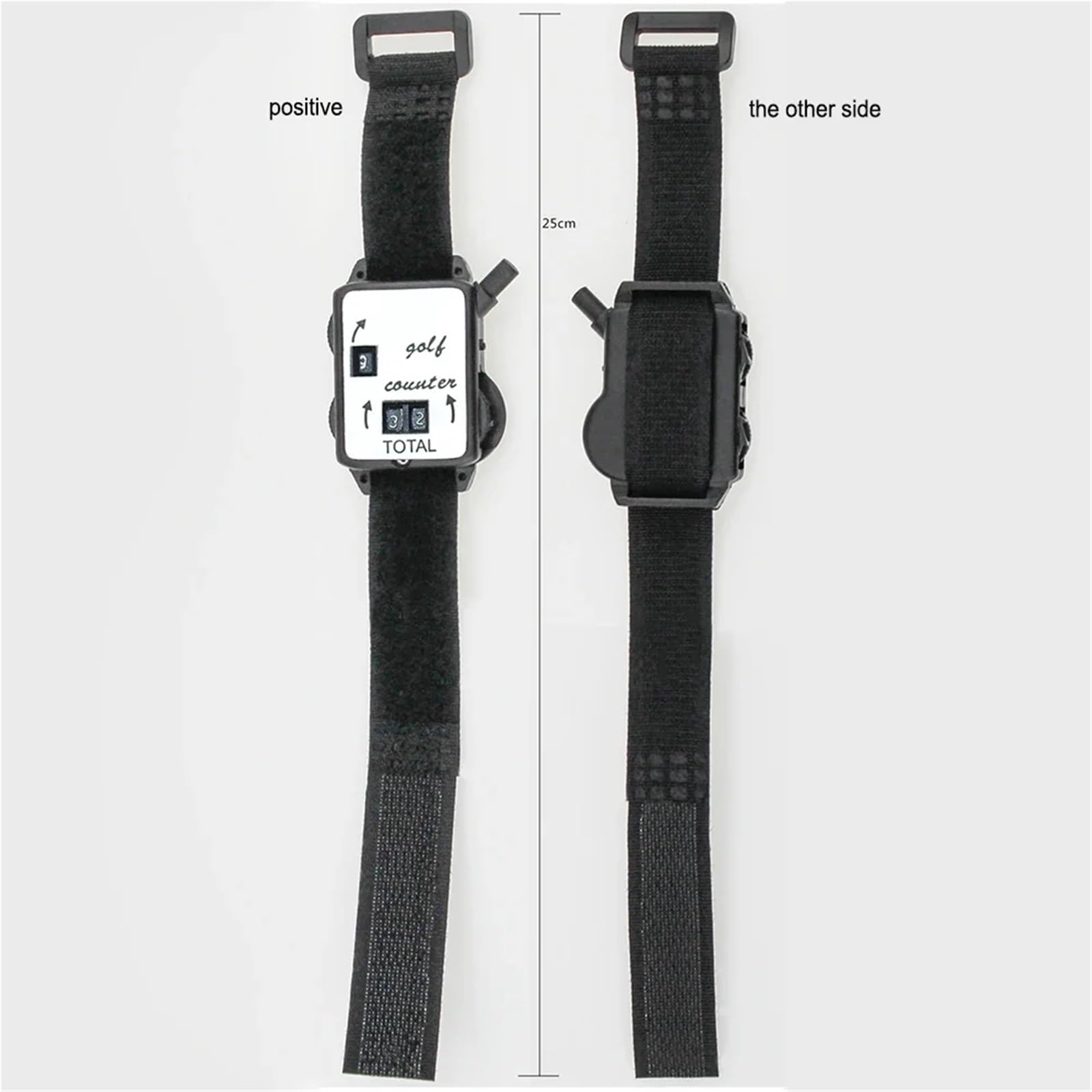 Contador de golpes de golf, 2 unidades, contador de golpes de golf con pulsera, reloj manual de puntuación, mini anotadores portátiles para profesores deportivos