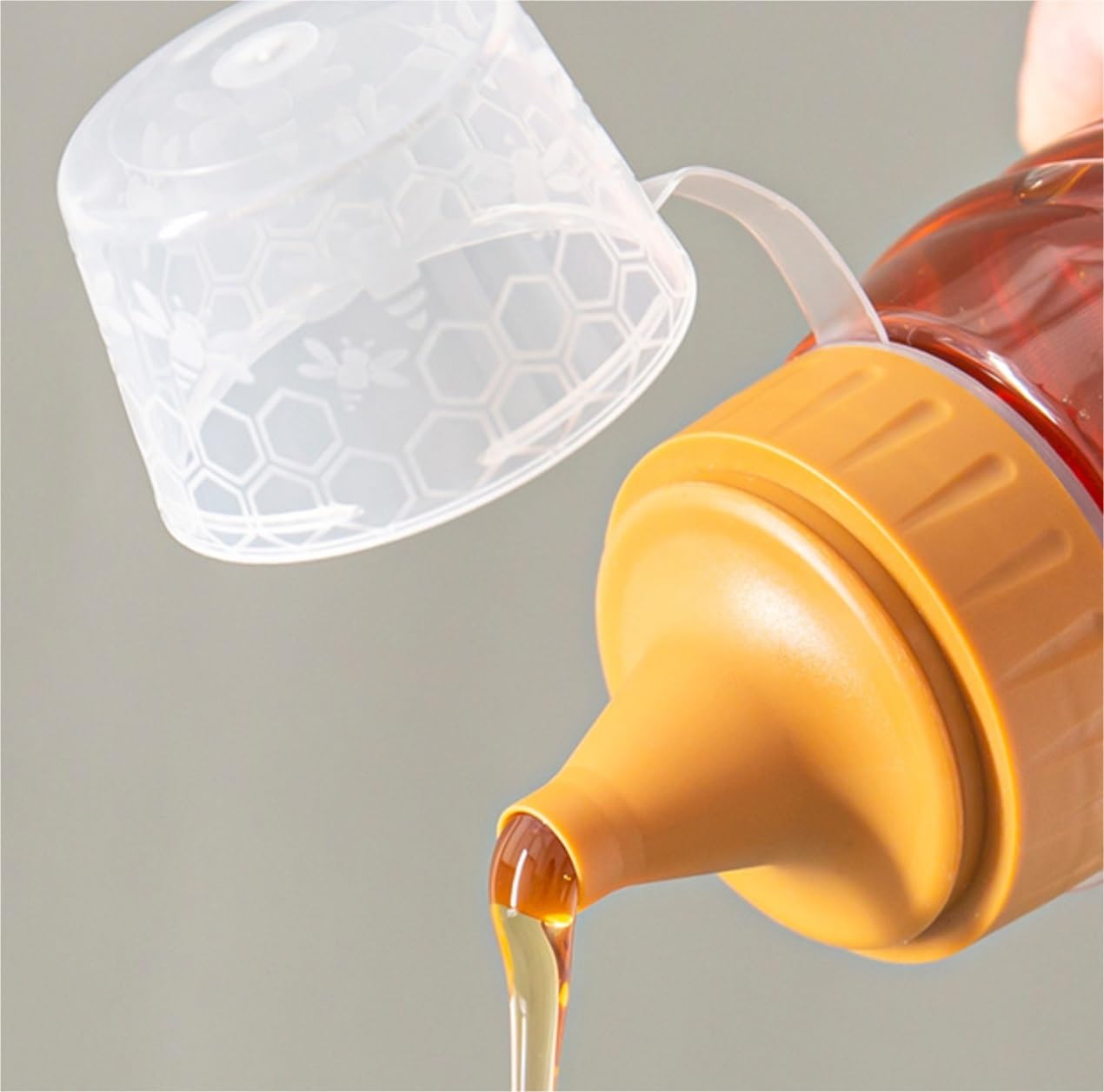 Butelka Ściskania 5 Szt. Butelka Z Przyprawami Do Wyciskania Sosu Sałatkowego Pojemnik Na Ketchup Domowy Dozownik Naczynia Obiadowe(1000ml)