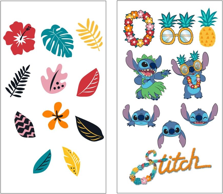 Silver Buffalo Disney Lilo and Stitch Pineapple Twist Spout Plastic Water Bottle with Stickers You Stick Yourself, 32 Ounces - Image 10