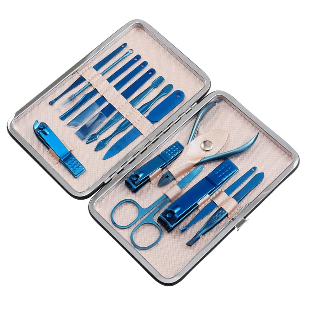 15 Piece Nail Clipper Set Manicure and Armor Tool Storage Bag Combination Beauty Set