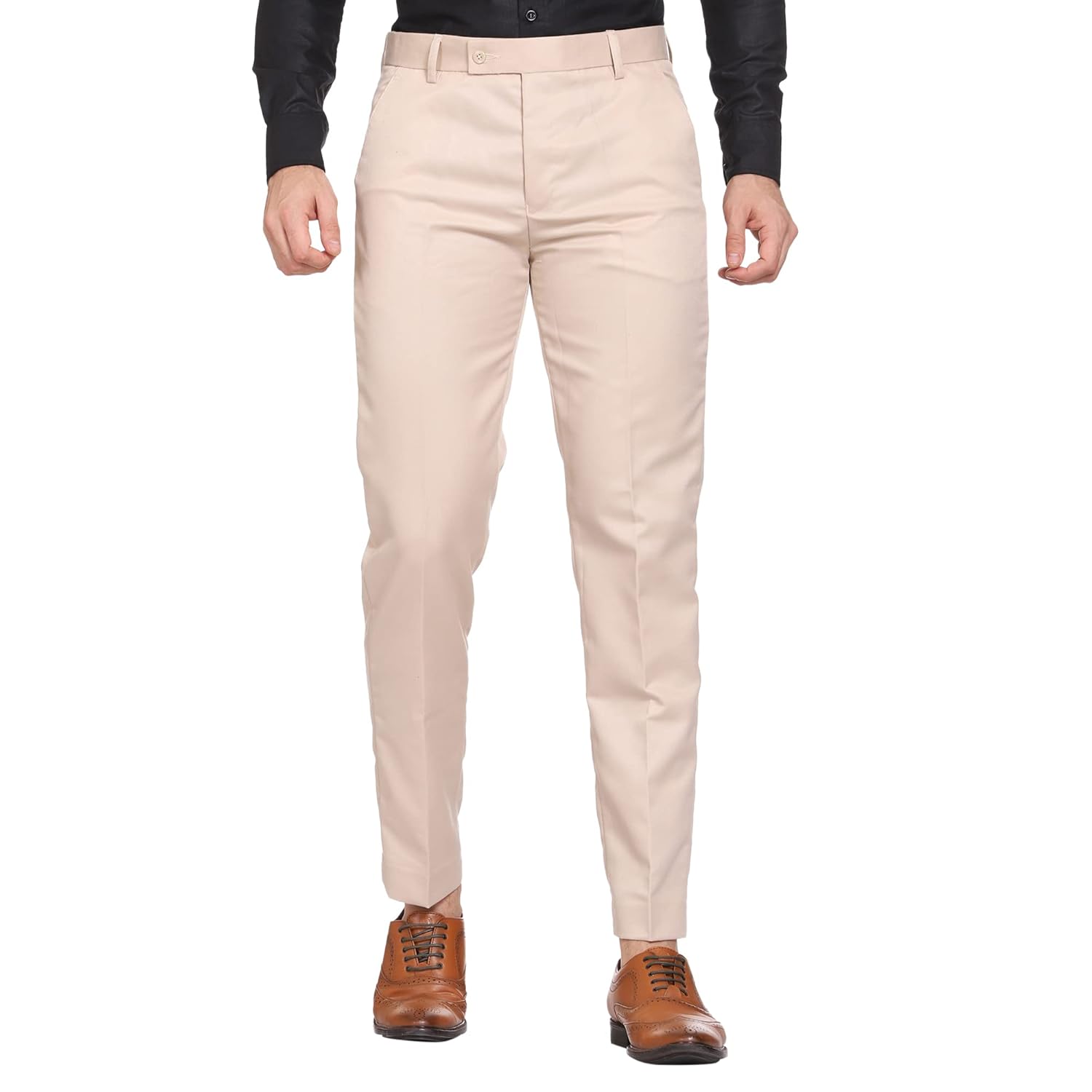 MALENO Men’s Casual Trousers for Men | Slim Fit Trousers for Men |Trousers for Men | Men Formal Pant