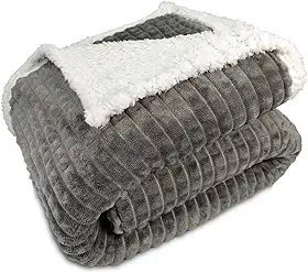 Cobertor Casal Dupla Face Corttex - Aveludado Sherpa Toque de Lã de Ovelha Carneiro - Manta Microfibra 1,80 x 2,20-100% Poliéster (Diamond Chumbo Cinza)