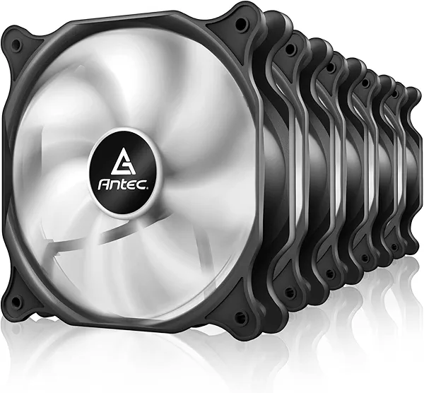 Antec PC Fans, 120mm Fan, PC Case Fan,120mm Case Fan, 3-pin Connector, 5 Packs