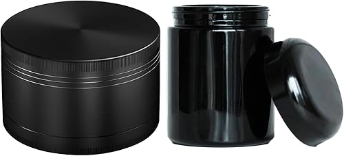 Grinder3.0 pulgadas+tarro de vidrio UV