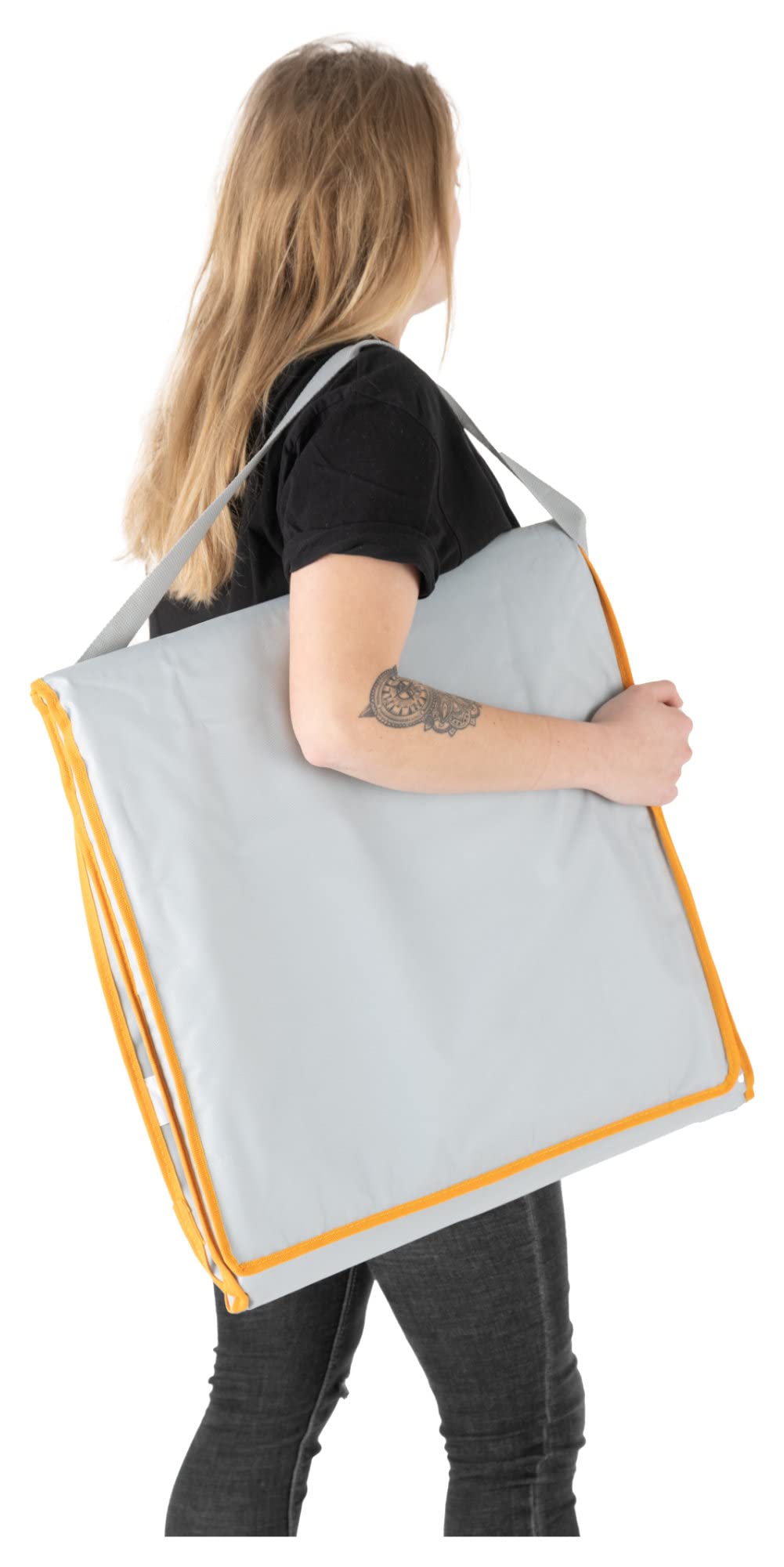 Stagecaptain BM-160 GY/OG Tapis de Plage Layla Lot de 2, Sac: 28 x 18 cm