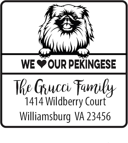 Vista 87 de Infusion Sello de goma cuadrado personalizado para raza de perro (Labrador Retriever)