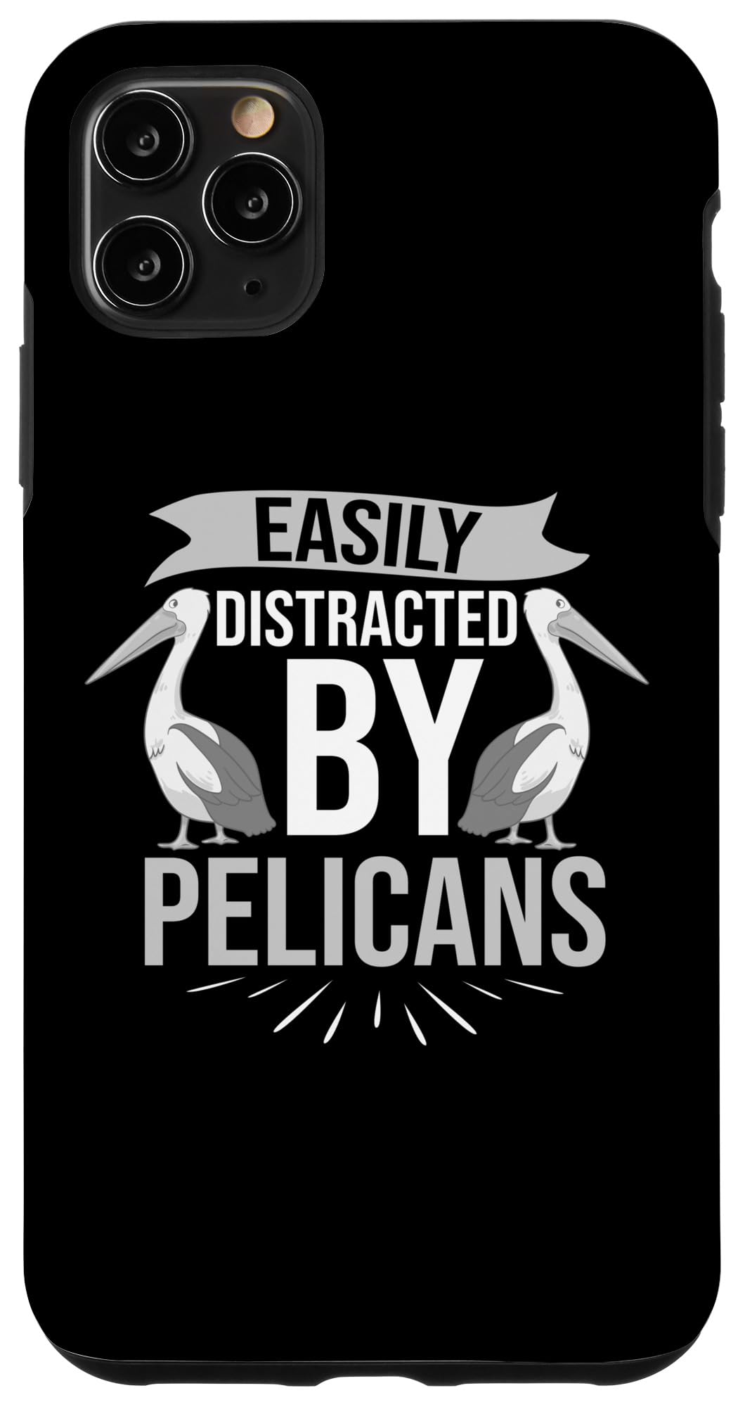 iPhone 11 Pro Max Pelican Birds Funny Animals Cute Seabird Case