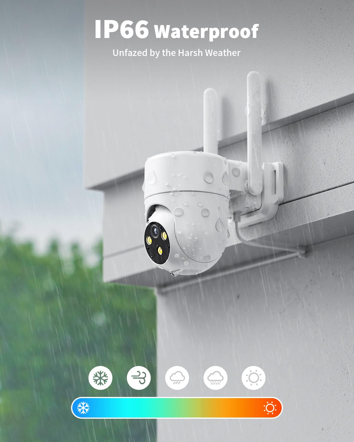 4G LTE kamera monitoringowa zewnętrzna z kartą SIM, 2K 360° PTZ IP kamera zewnętrzna, rozpoznawanie osób AI i 2-drożne audio, wodoszczelność IP66