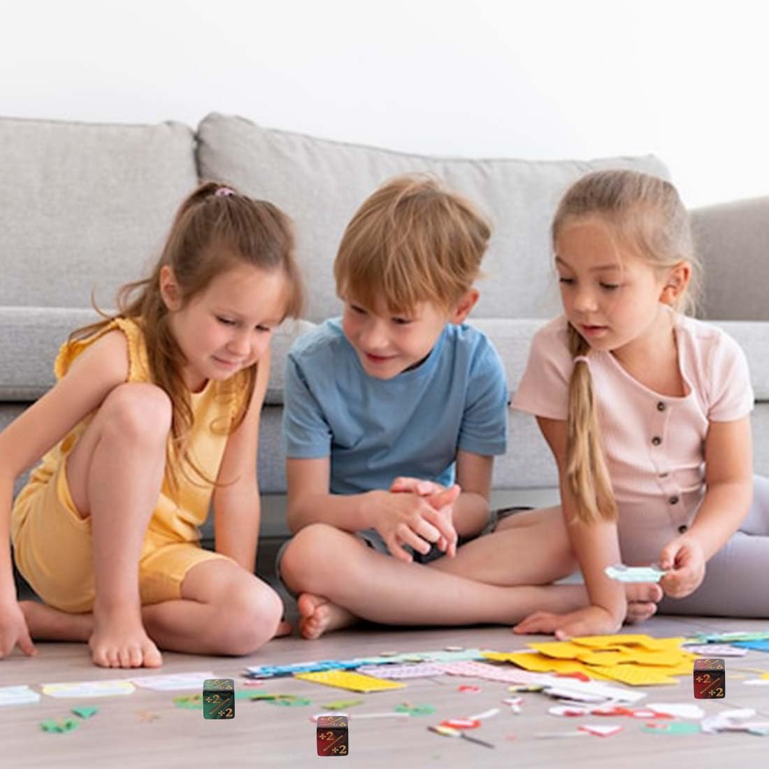 12 pezzi contatori dadi, dadi D6, dadi fedeltà con sacchetti, compatibile con MTG, CCG, accessori per gioco di carte