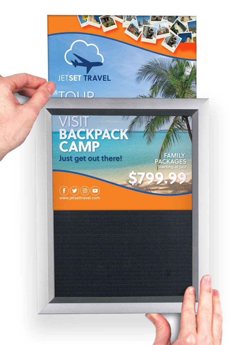 Amazon.co.jp: Displays2go 11 x 17インチ 写真フレーム 壁取り付け用