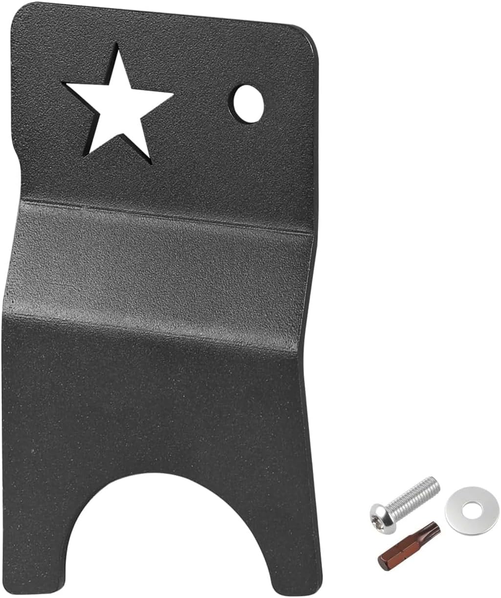 Canitu Tailgate Anti-Theft Lock for Toyota Tacoma 2024-2026, Stainless Steel Pickup Tailgate Theft Protector, Hinge Security Guard with Tamper-Resistant Screws,No-Drill Quick Bolt-On Install (Black)